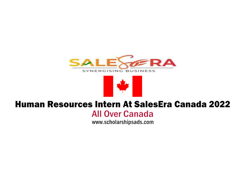 Human Resources Intern At SalesEra Canada 2022