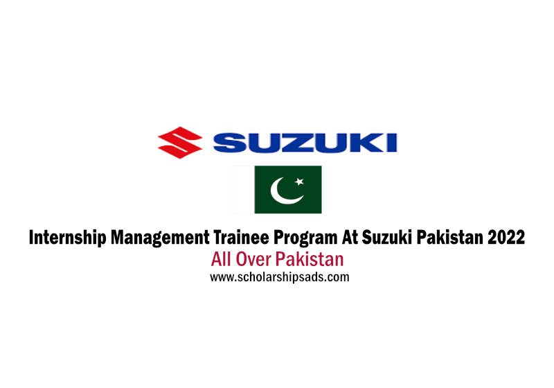 Internship Management Trainee Program At Suzuki Pakistan 2022