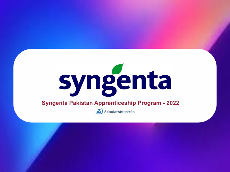 Syngenta Pakistan Apprenticeship Program - 2022