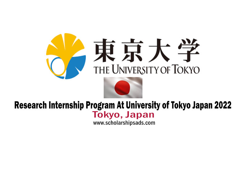 Research Internship Program At University of Tokyo, Japan 2022