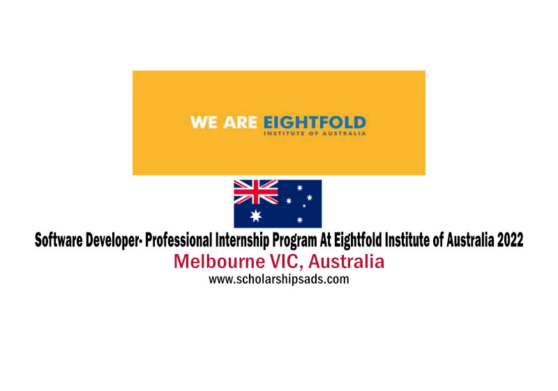 Software Developer- Professional Internship Program At Eightfold Institute of Australia 2022i