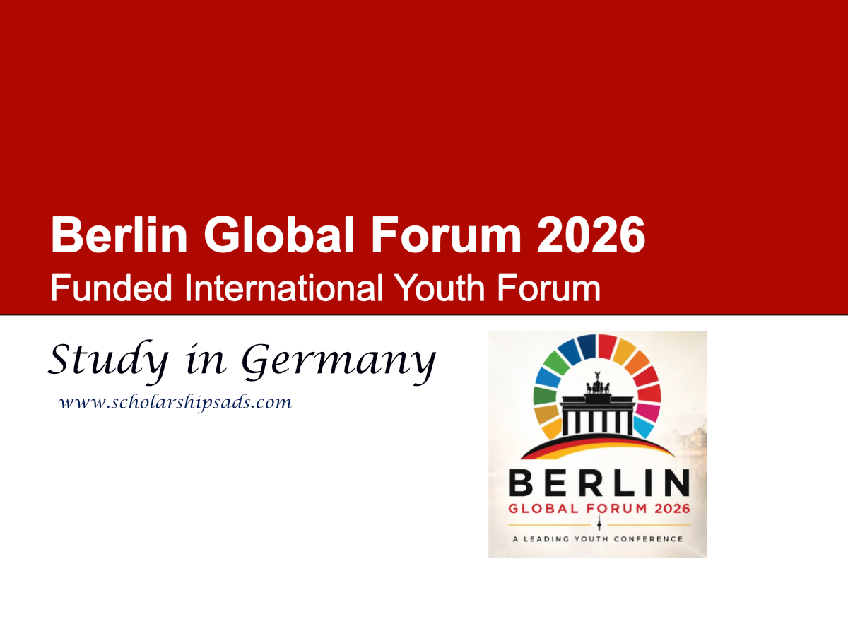 Berlin Global Forum 2026, Germany: Funded International Youth Forum