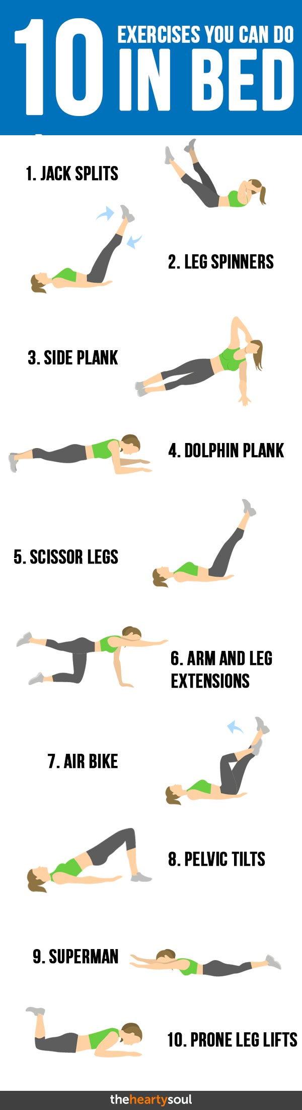 10 ab exercises before bed