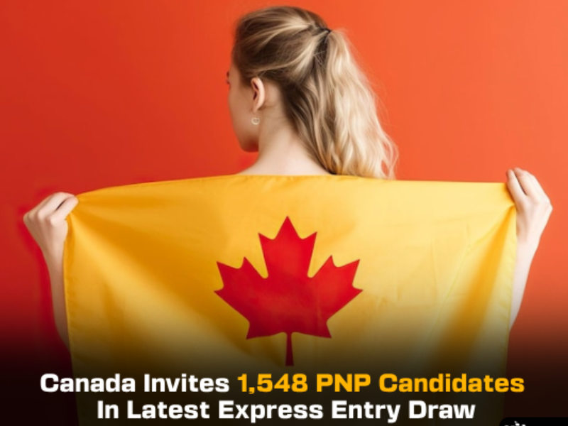 Canada Rolls Out Invitations in Latest Express Entry Draw: 1,548 PNP Candidates Get the Nod!