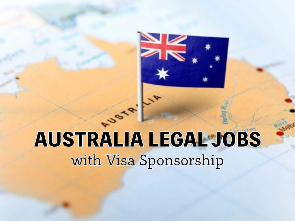Australia Legal Jobs with Visa Sponsorship ($24.08 – $54.18 an hour)