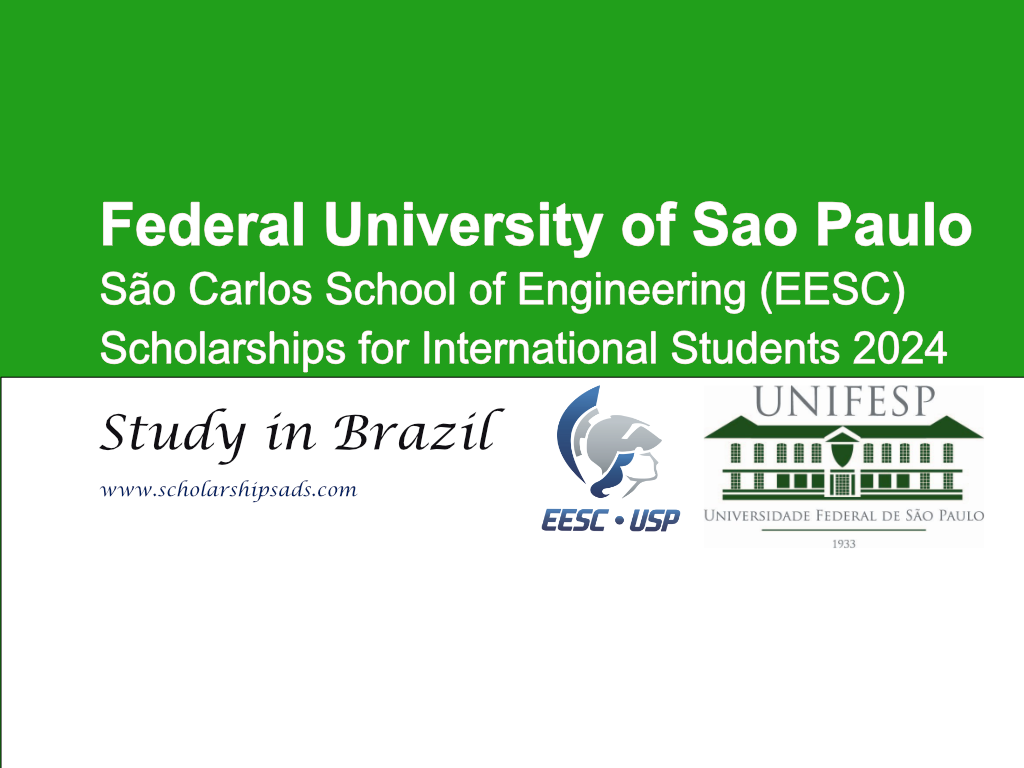 Federal University of Sao Paulo (USP) Scholarships 2024