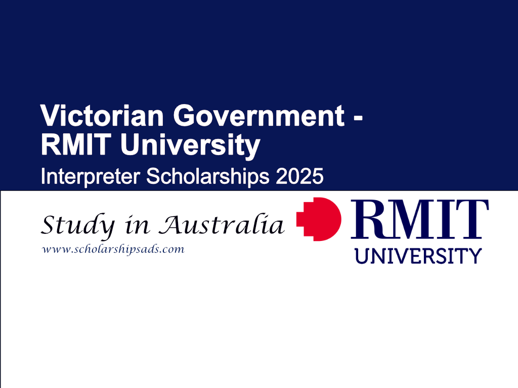 Victorian Government - RMIT University Australia Interpreter Scholarships 2025