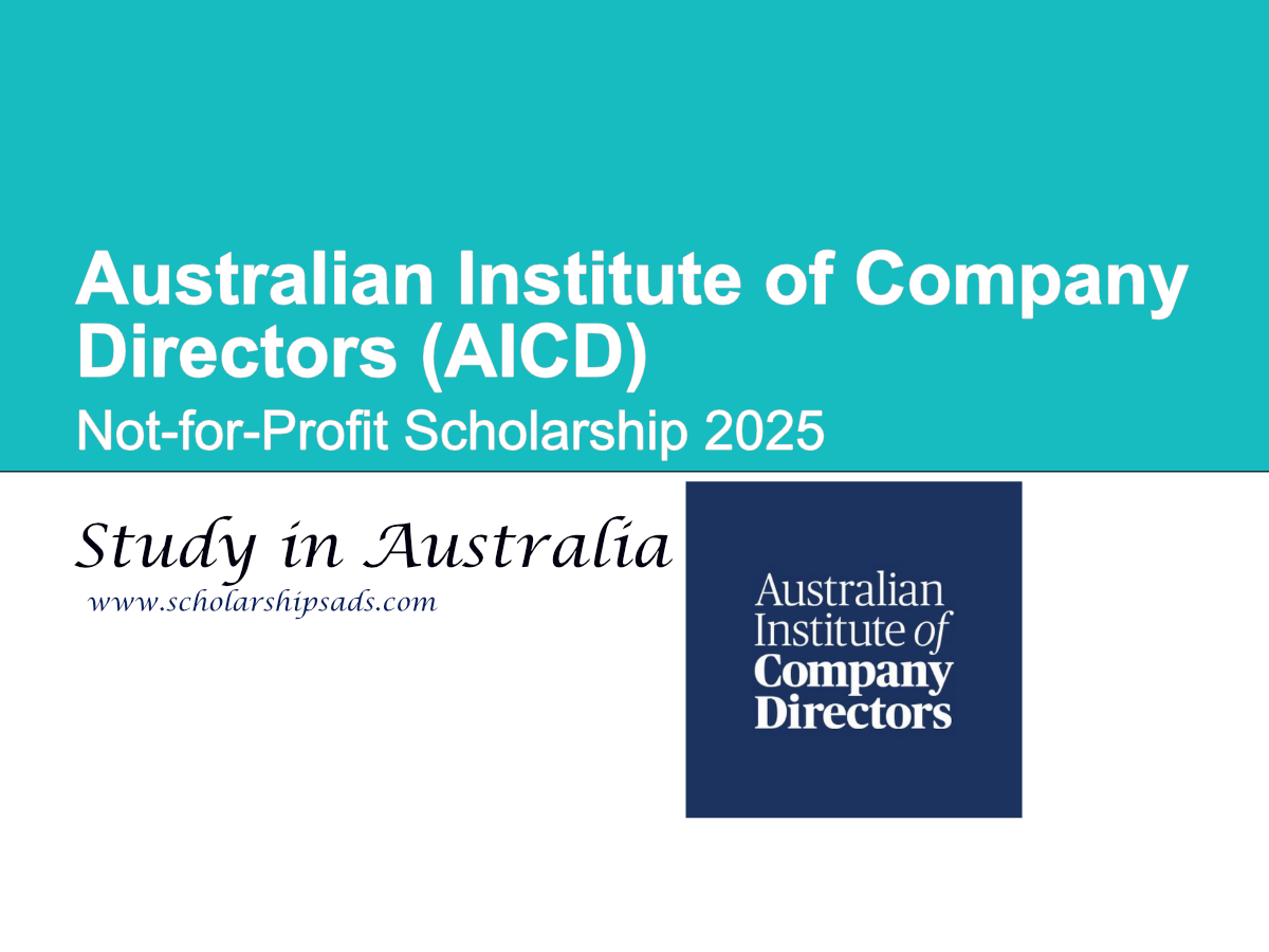 AICD Australia Not-for-Profit Scholarship 2025