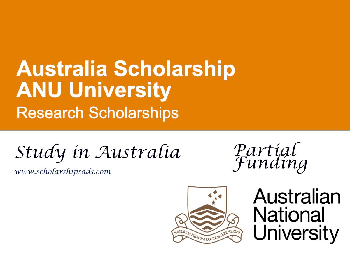 ANU University Research Scholarships 2027, Australia