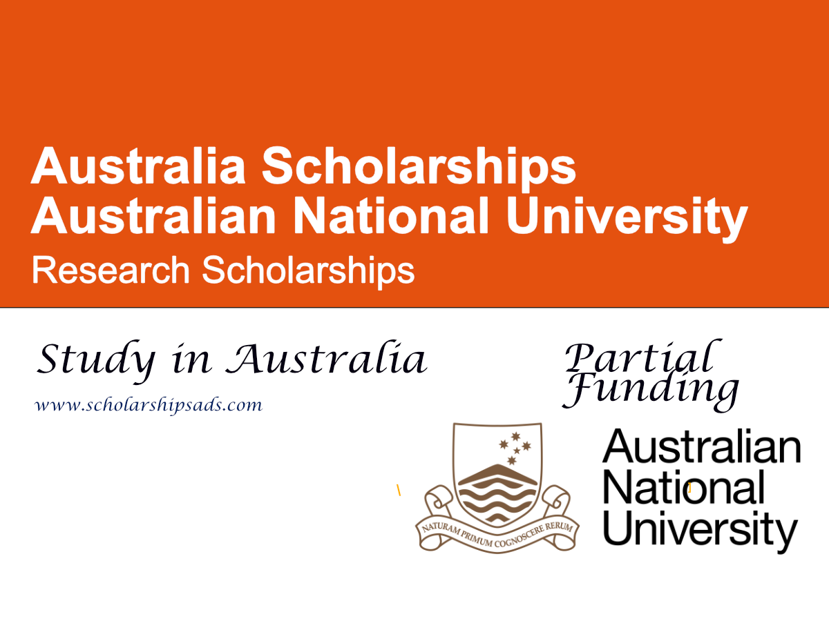 Australian National University Research Scholarships 2027-2028