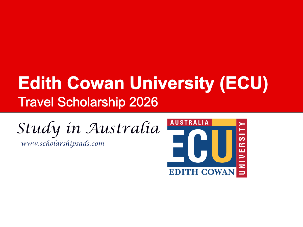 Edith Cowan University (ECU) Australia Travel Scholarship 2026