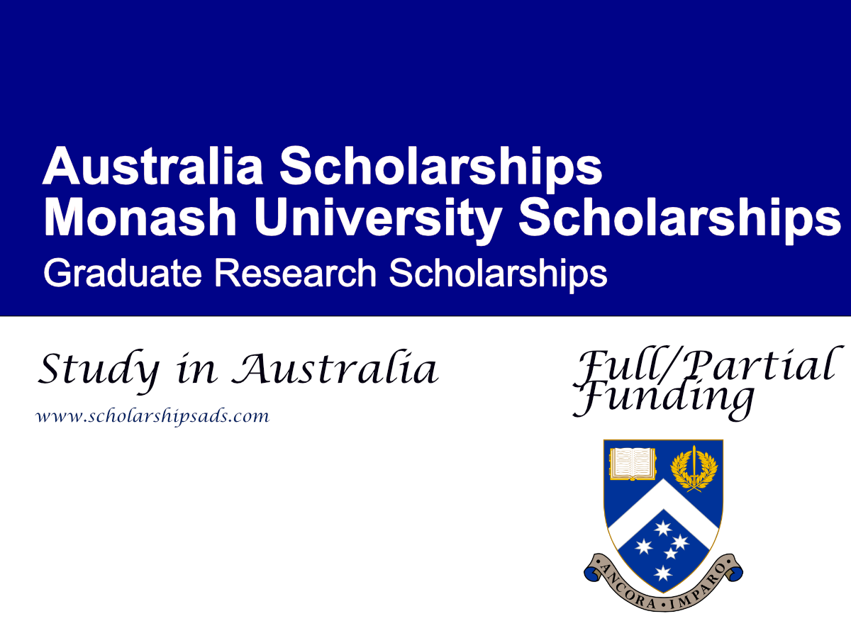 Monash University Scholarships 2027, Australia