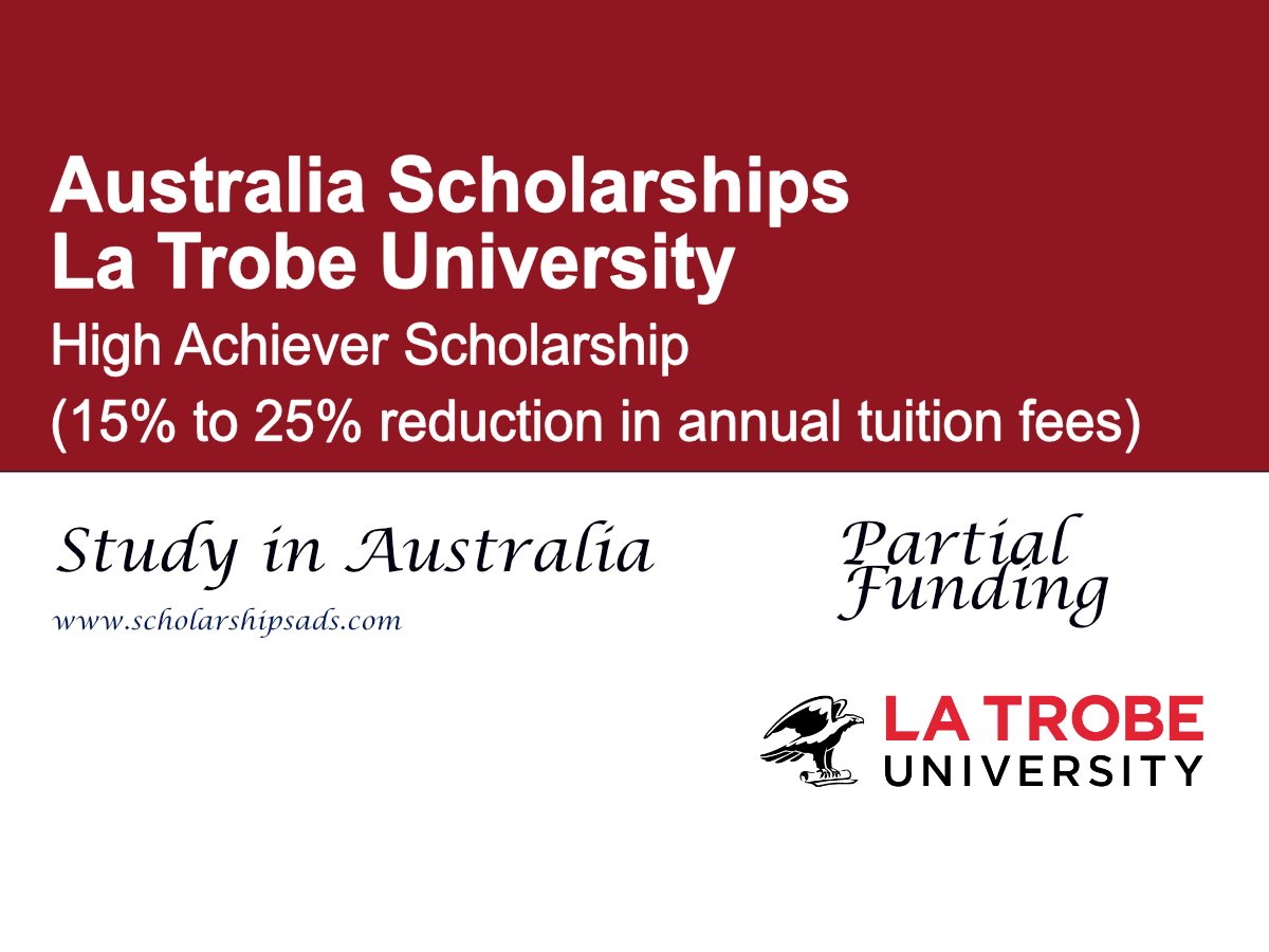 La Trobe University High Achiever Scholarship 2026, Australia