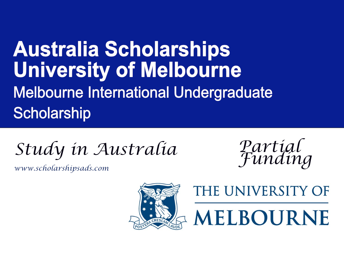 University of Melbourne International Undergraduate Scholarship 2026 (25% Tuition Fee Remission)