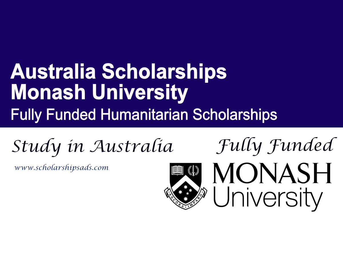 Monash University Humanitarian Scholarship 2026 , Australia (Fully Funded)