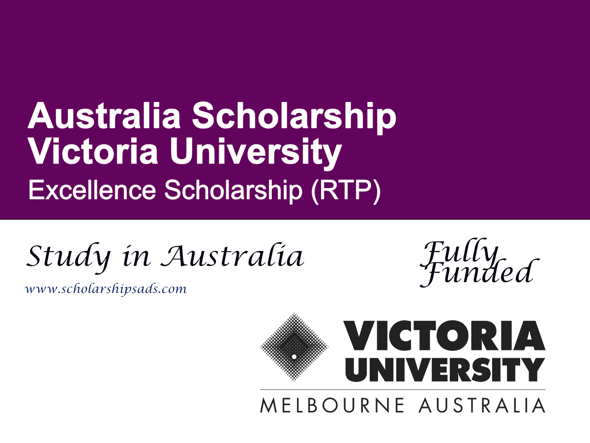 Victoria University Excellence Scholarship (RTP) 2026, Australia