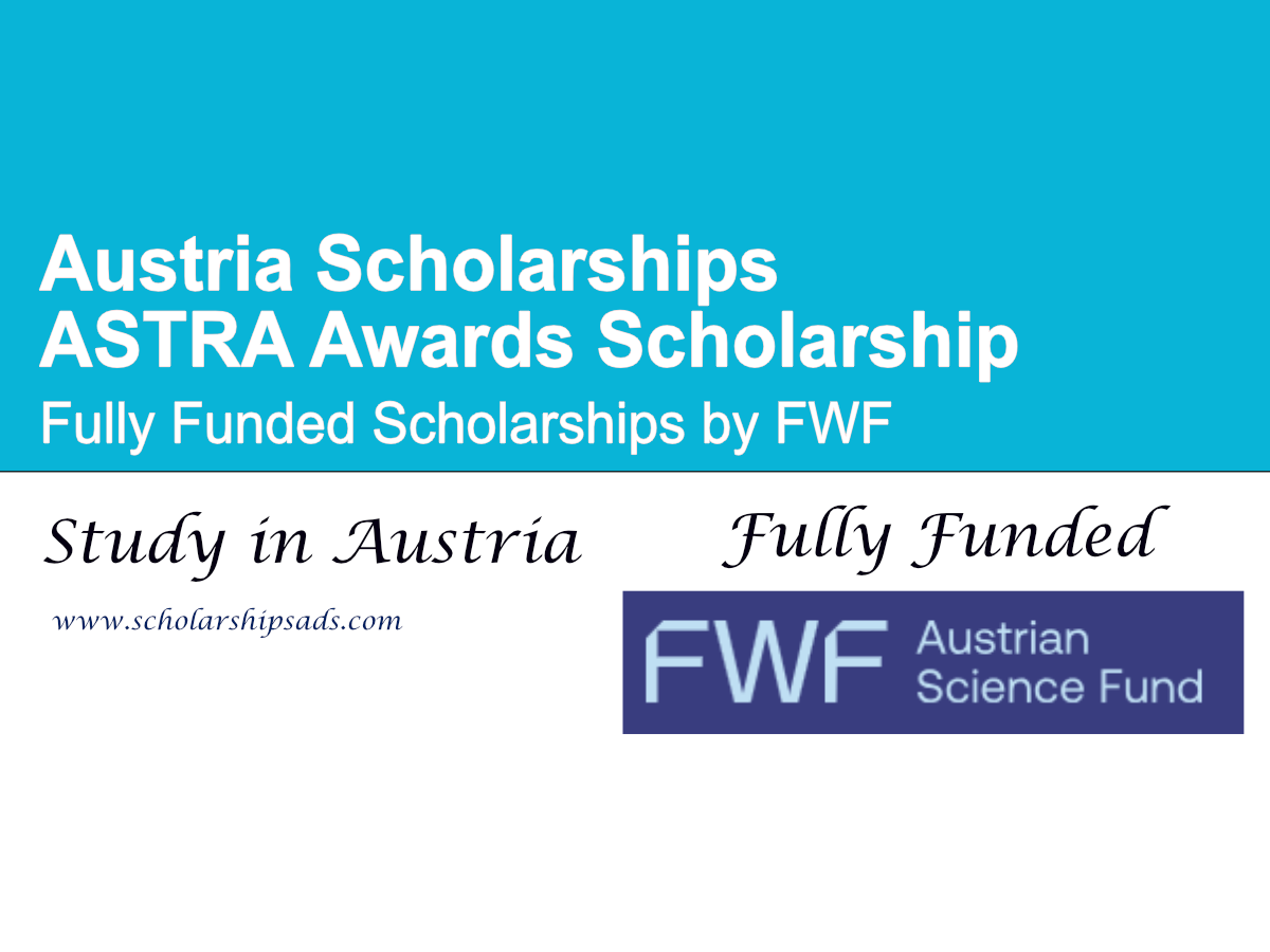 FWF ASTRA Awards Scholarship 2026 , Austria (Fully Funded)