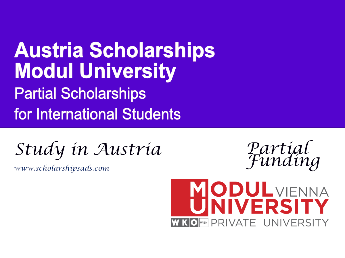 Modul University Partial Scholarships 2027 for International Students, Austria)