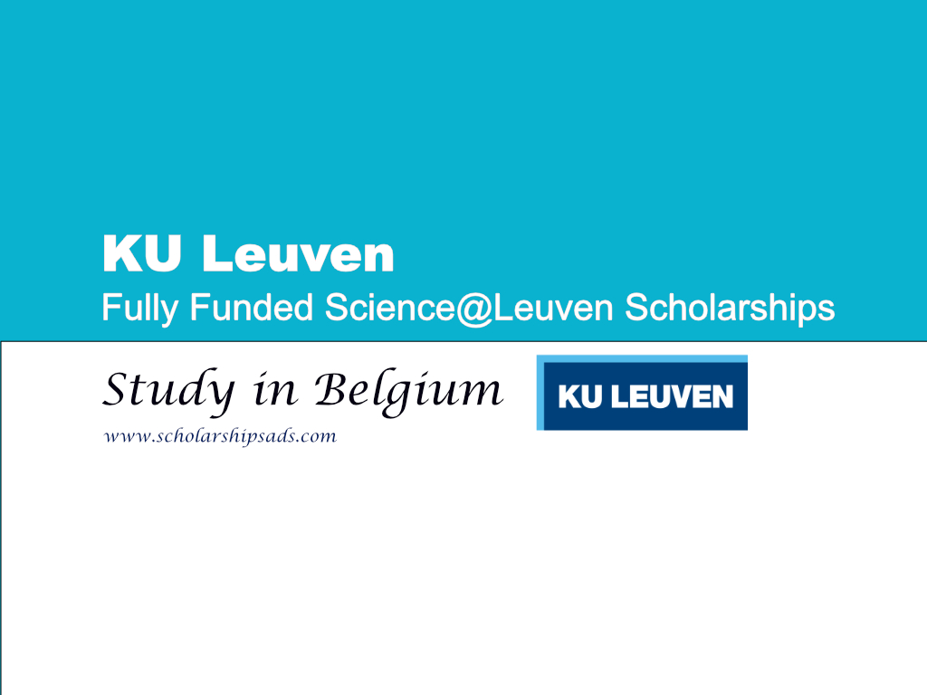 Fully Funded KU Leuven Masters Scholarships 2024-25, Belgium.