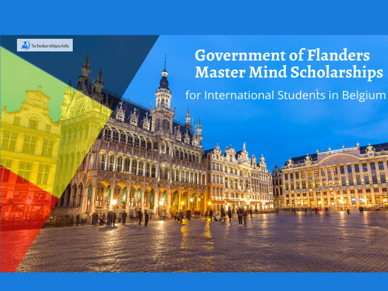 Master Mind scholarships at Ghent University in Belgium, 2022
