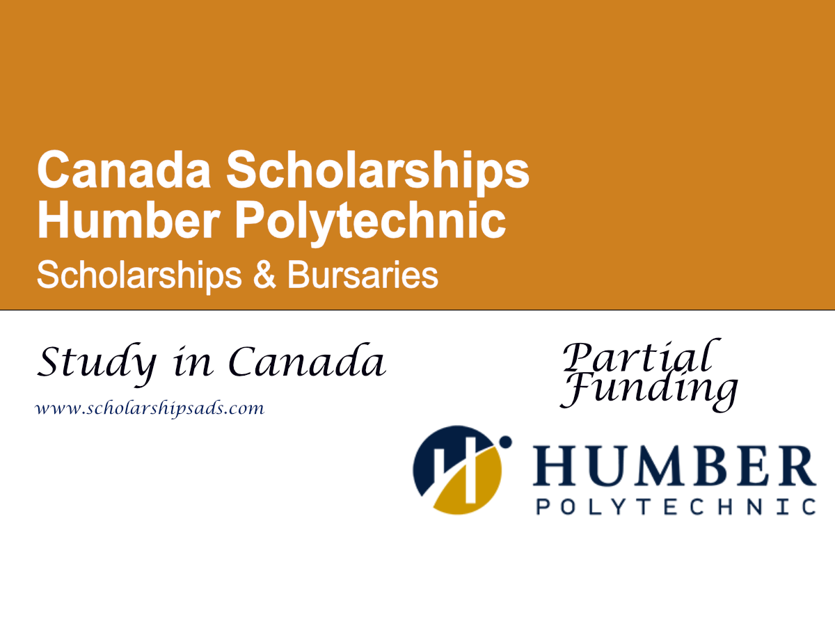 Humber Polytechnic Scholarships & Bursaries 2026 , Canada