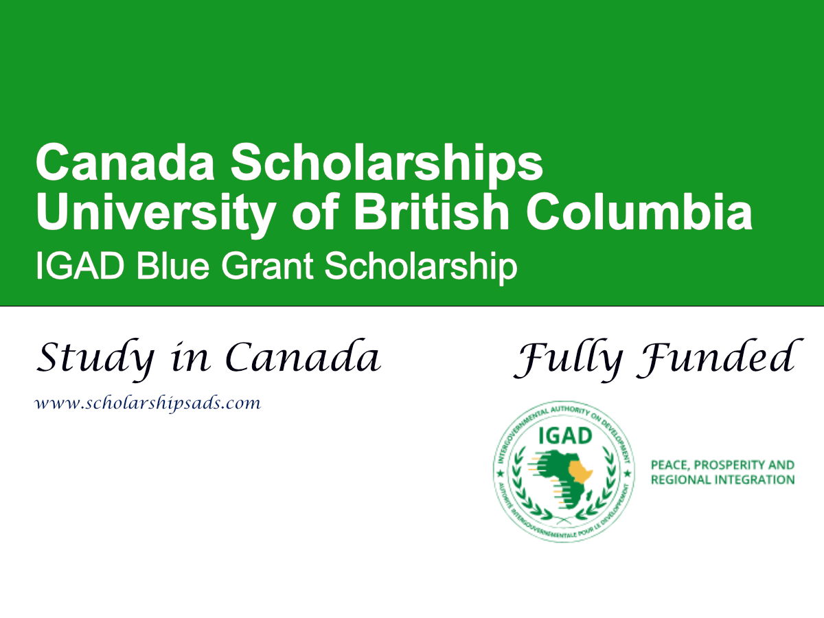 University of British Columbia Blue Grant Scholarship 2026, Canada (Fully Funded)