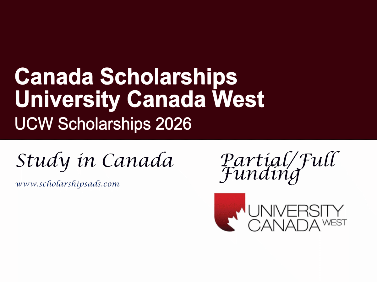 University Canada West (UCW) Scholarships 2026, Canada | Fully Funded & Partial Awards