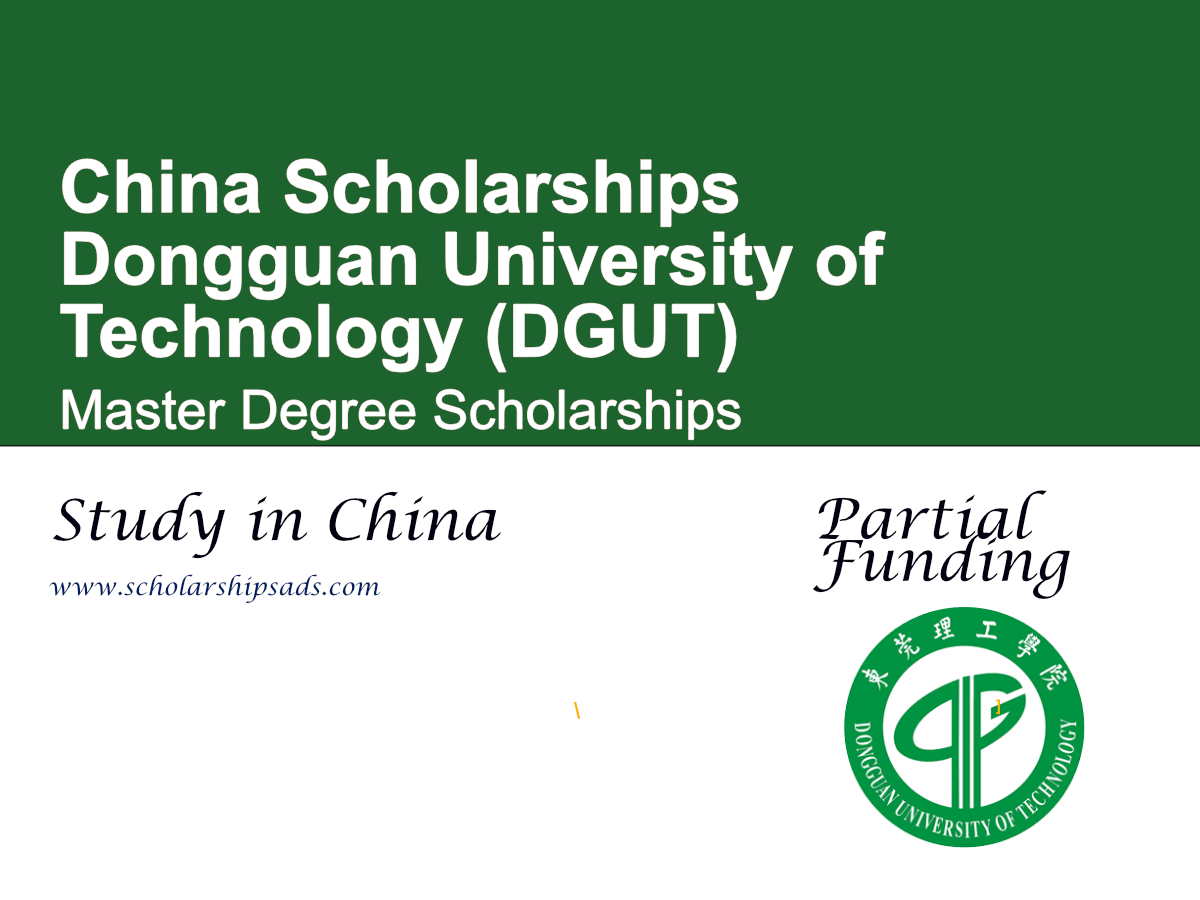 Dongguan University of Technology (DGUT) Master Degree Scholarships 2027 in China