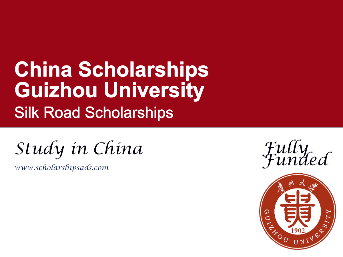 Guizhou University Silk Road Scholarship 2026, China