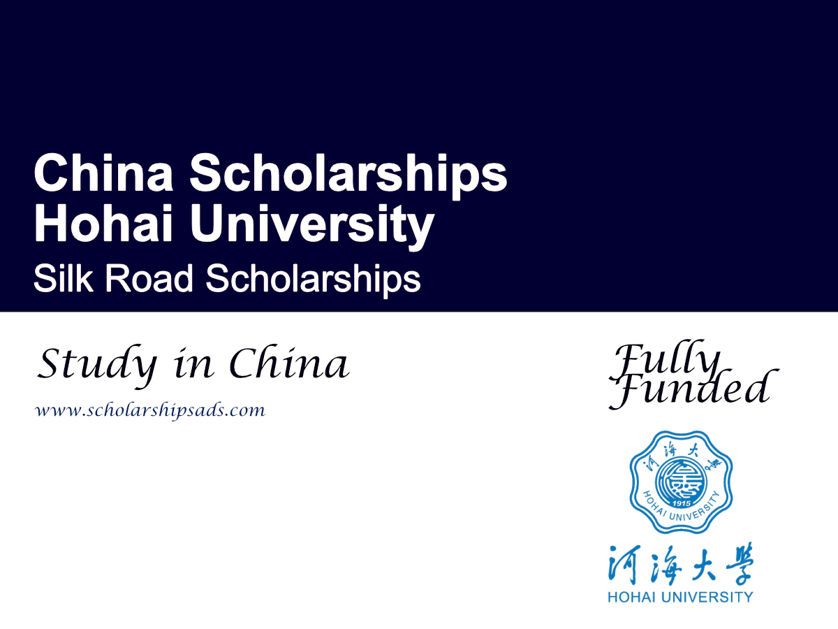 Hohai University Silk Road Scholarships 2026, China