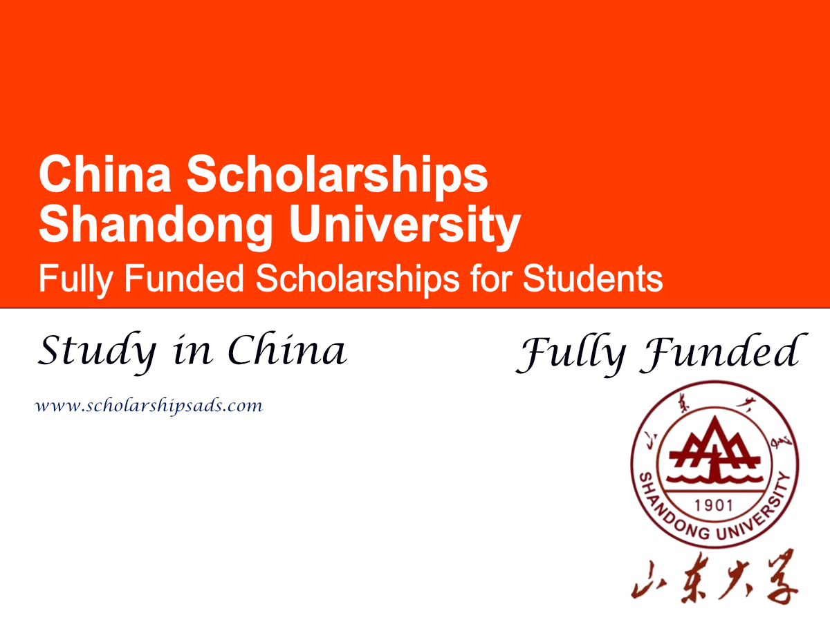 Shandong University Scholarship 2026 , China (Fully Funded)