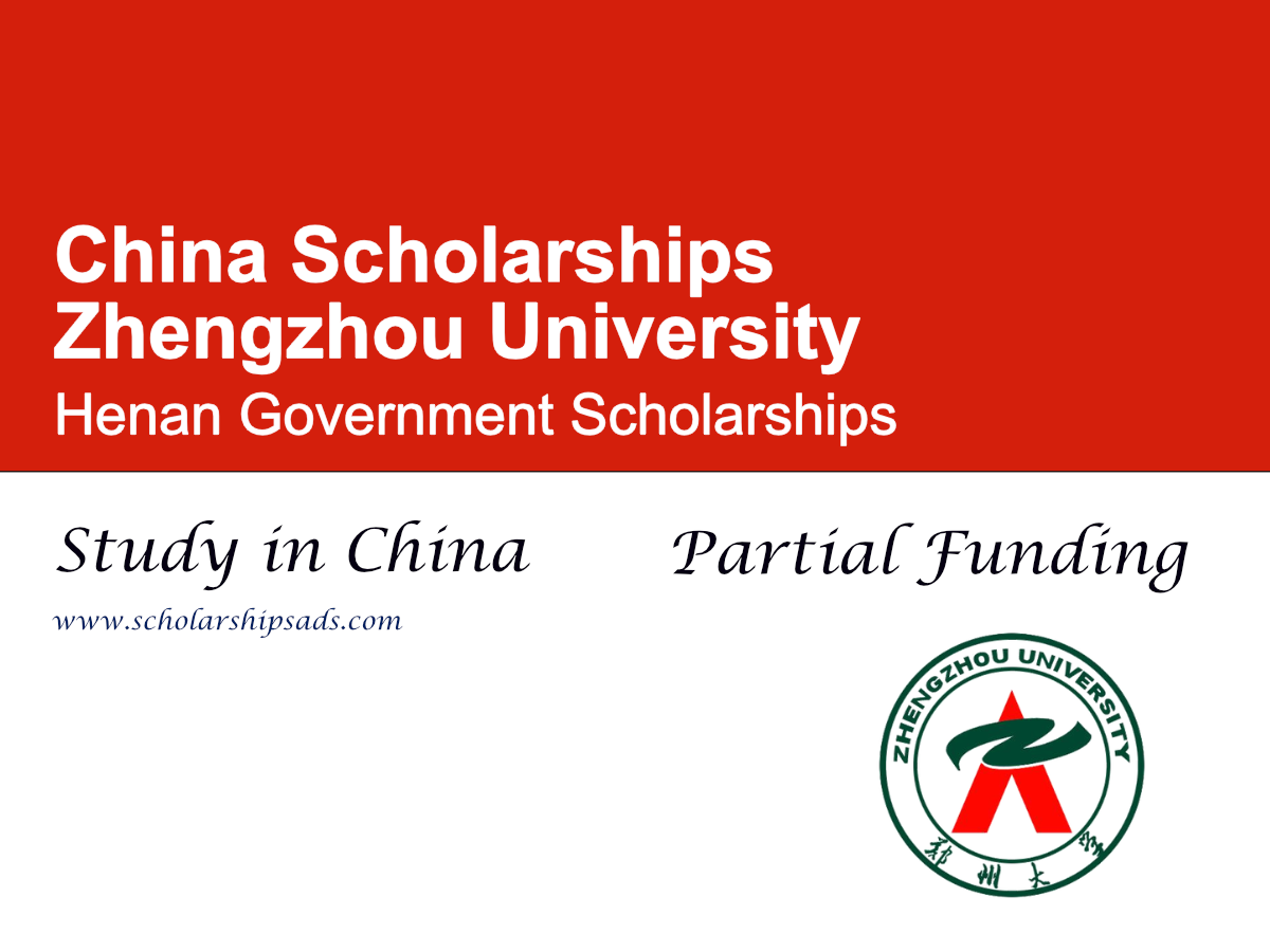 China Government Zhengzhou University Henan Scholarships 2026