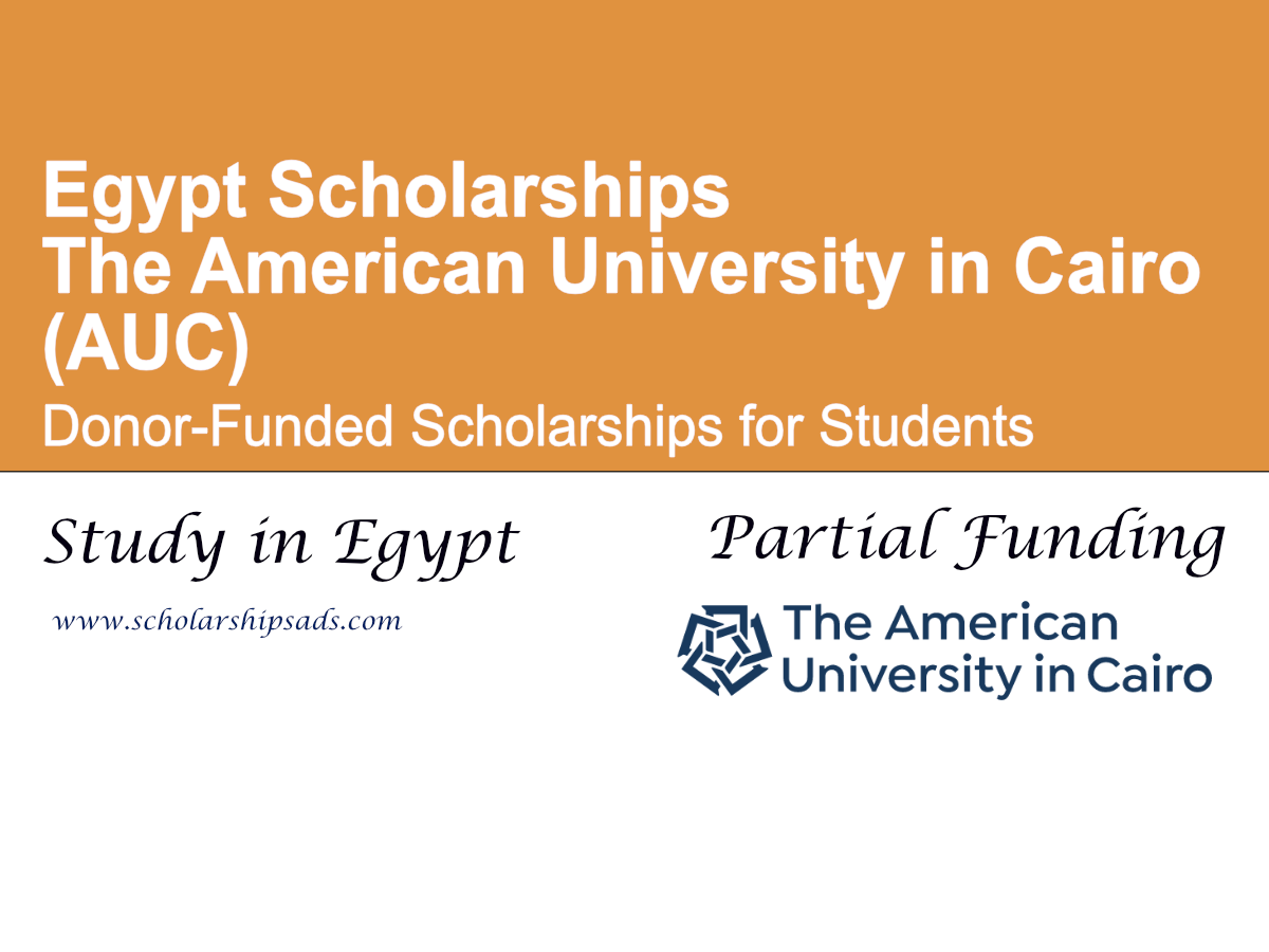 The American University in Cairo (AUC) Donor-Funded Scholarships 2026