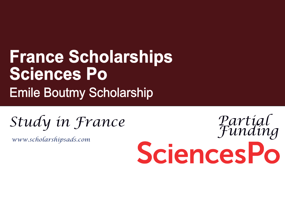 Sciences Po Emile Boutmy Scholarship 2026 , France
