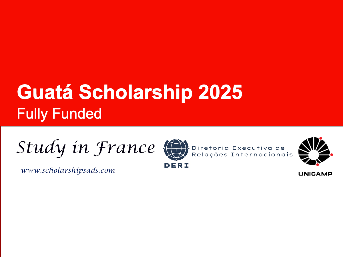 France Guatá Scholarship 2025 (Fully Funded)