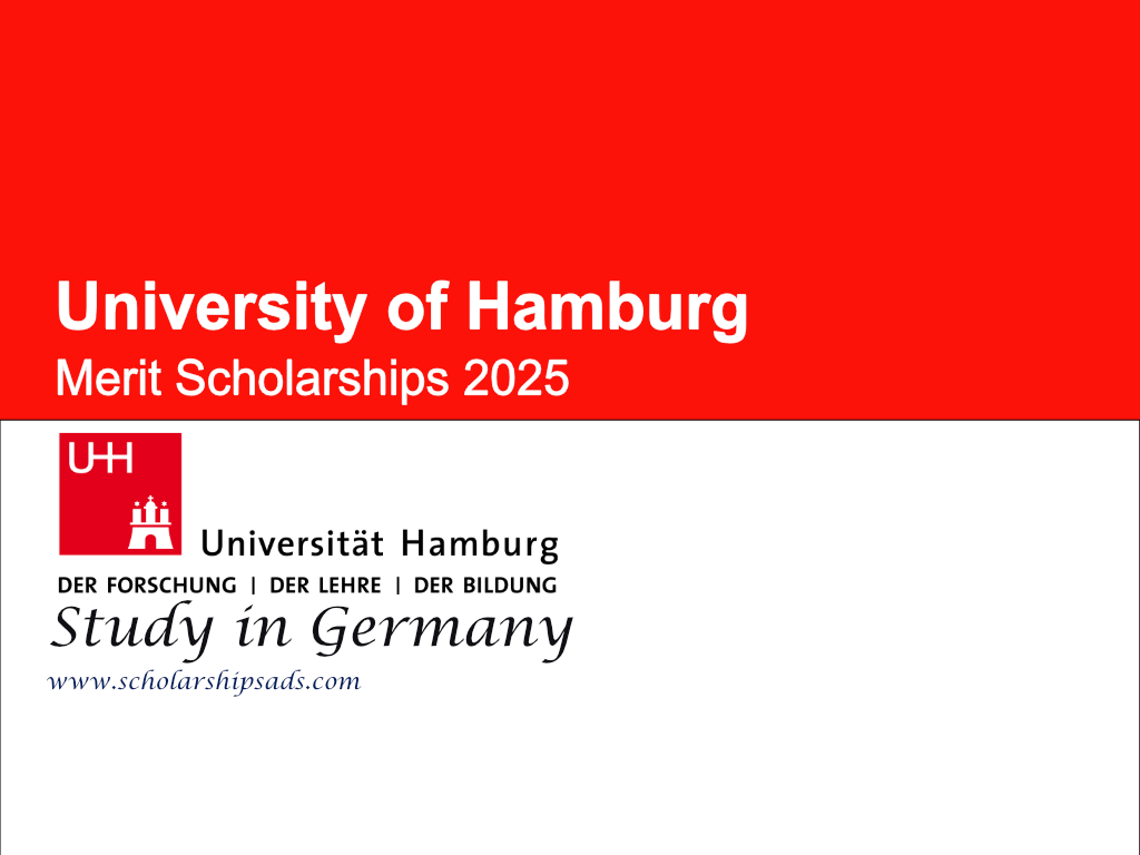 University of Hamburg Merit Scholarships 2025 for International Students in Germany
