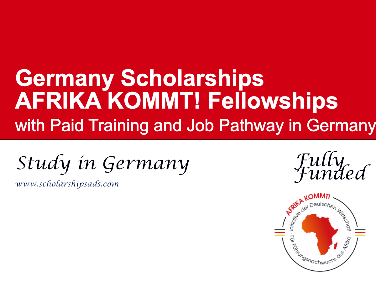 AFRIKA KOMMT! Fellowships 2028 Reopen with Paid Training and Job Pathway in Germany