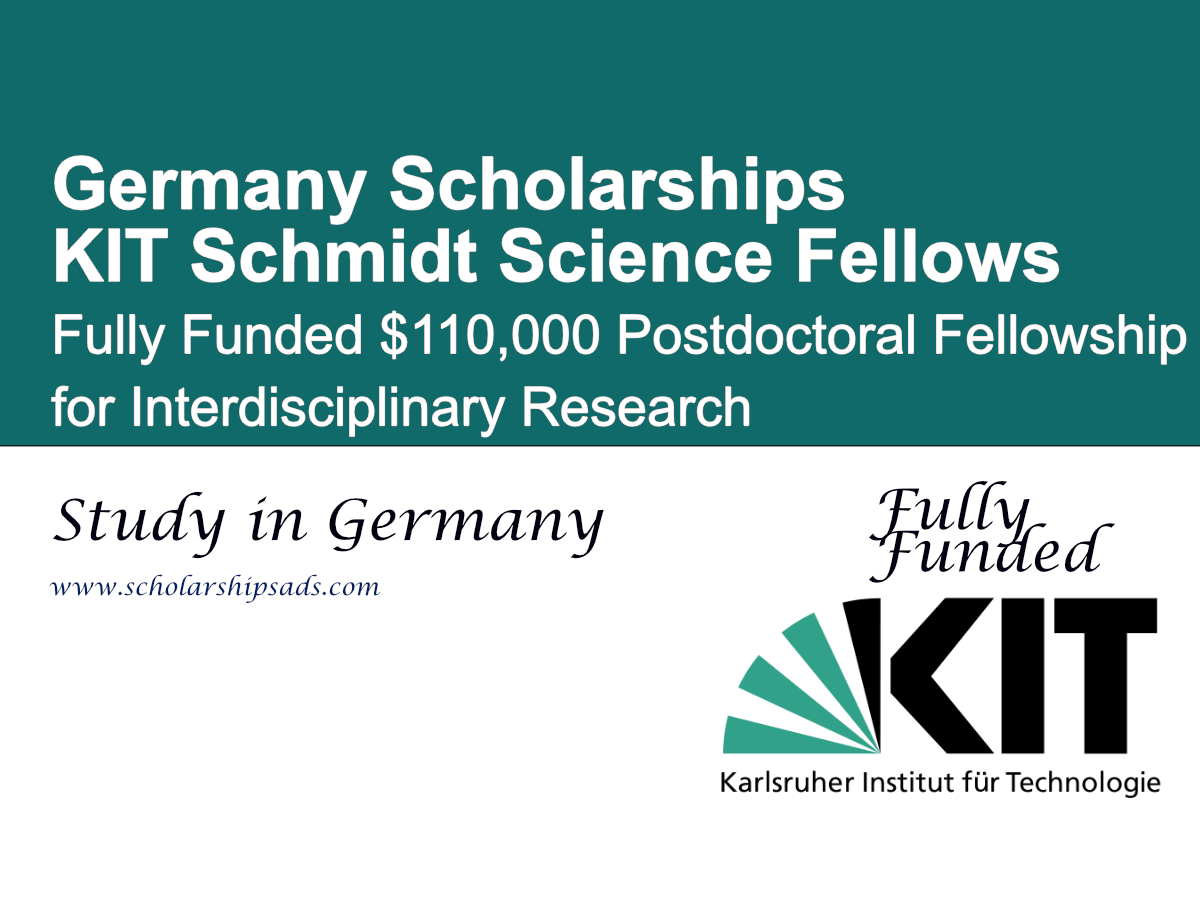 KIT Schmidt Science Fellows 2027: Fully Funded $110,000 Postdoctoral Fellowship for Interdisciplinary Research