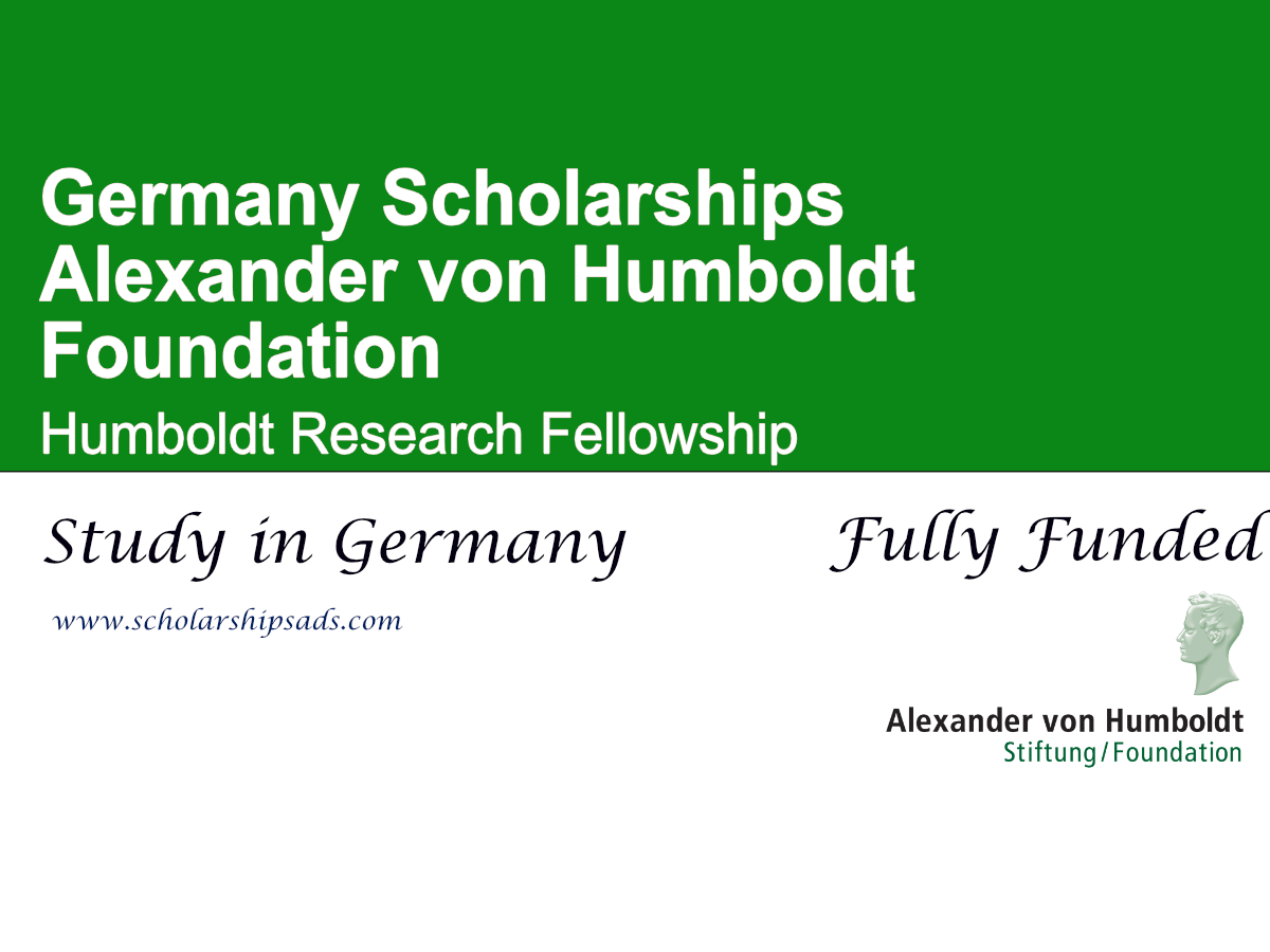 Humboldt Research Fellowship 2026 , Germany (Fully Funded)