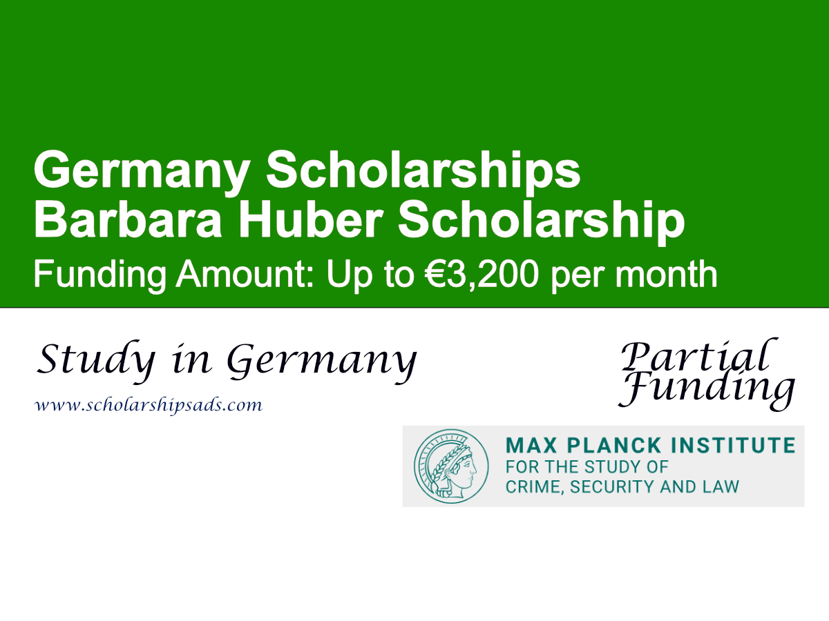 Barbara Huber Scholarship 2026, Germany