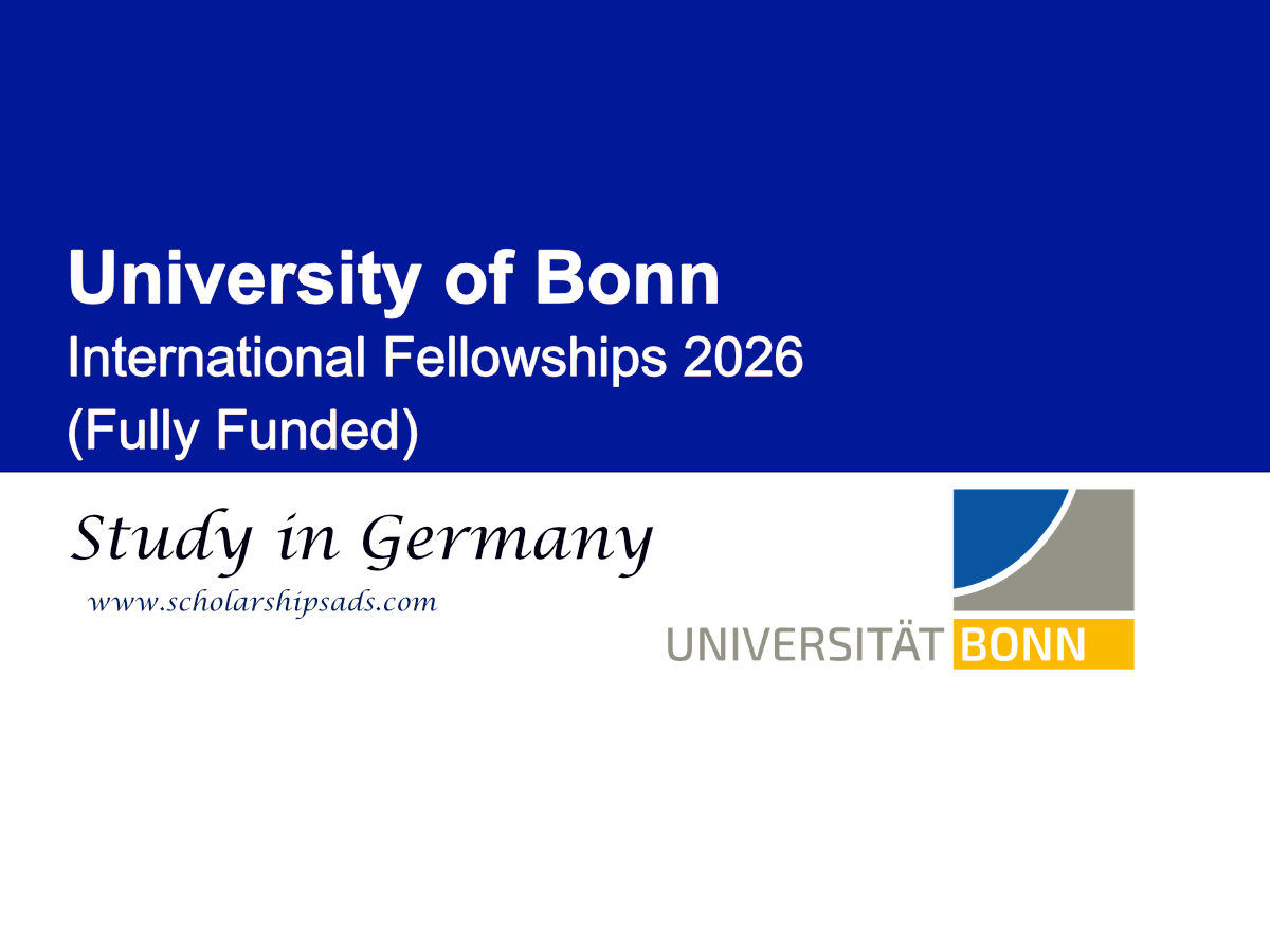 University of Bonn Germany International Fellowships 2026 (Fully Funded)