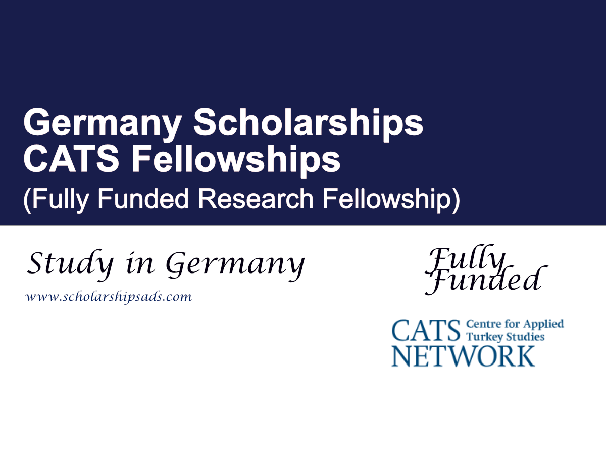 CATS Fellowships 2026–2027 in Germany (Fully Funded Research Fellowship)