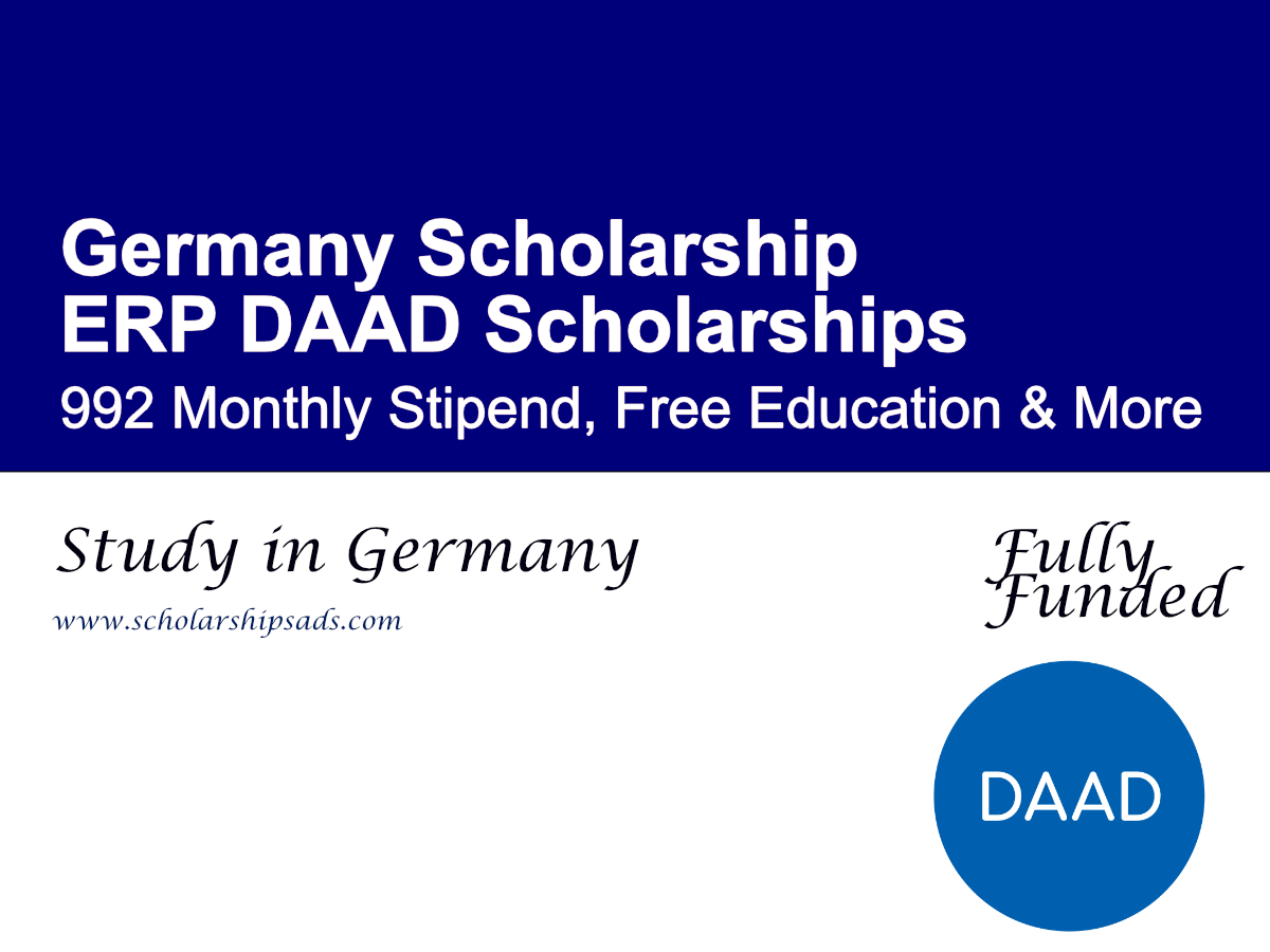 ERP DAAD Scholarships 2027, Germany