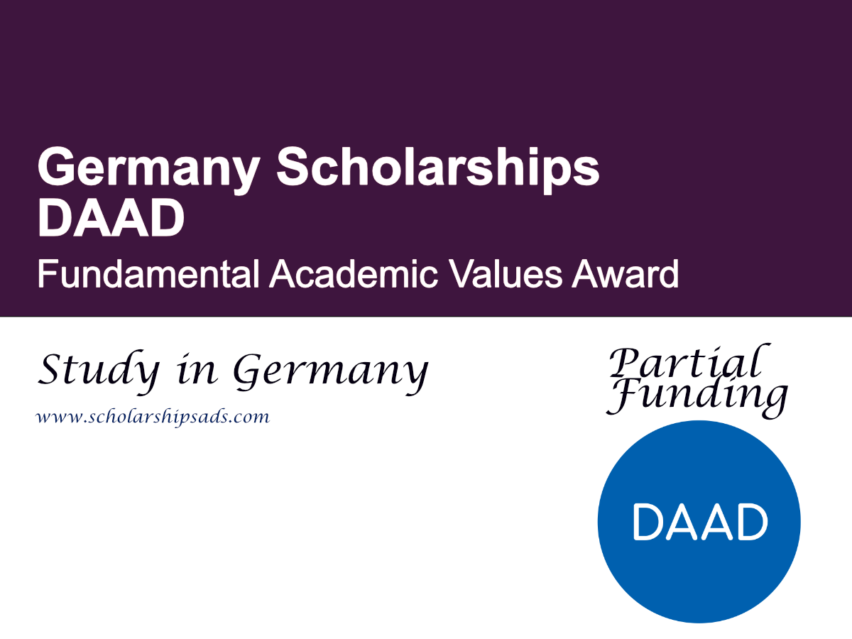 DAAD Fundamental Academic Values Award 2026, Germany