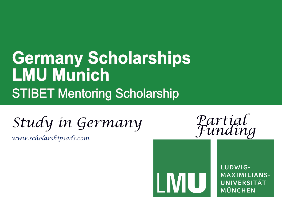 LMU Munich STIBET Mentoring Scholarship 2026 , Germany