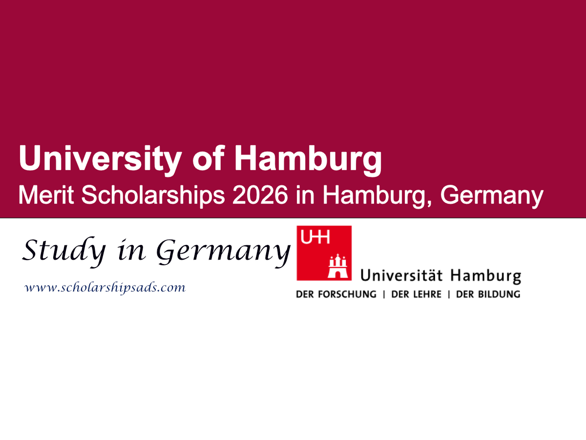 Germany University of Hamburg Merit Scholarships 2026 for International Students