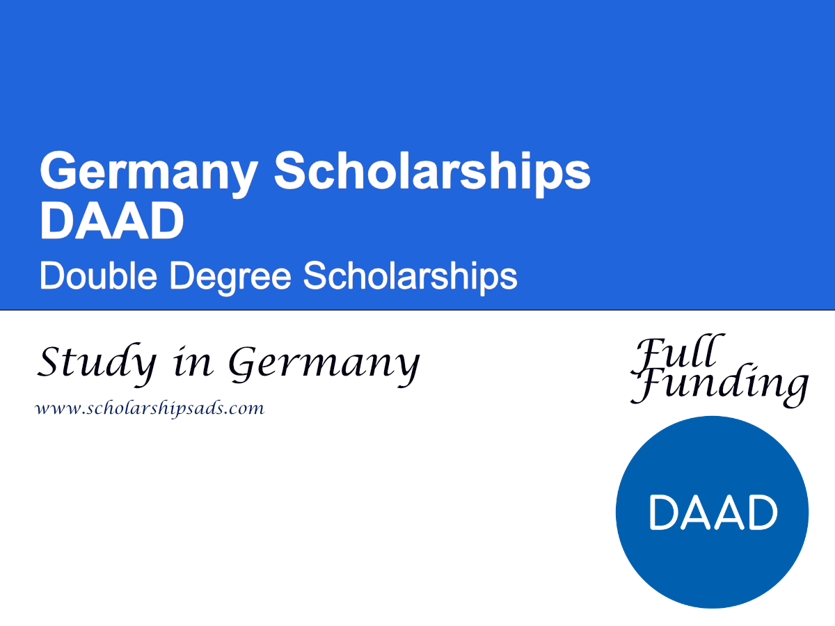 DAAD Double Degree Scholarships 2026, Germany