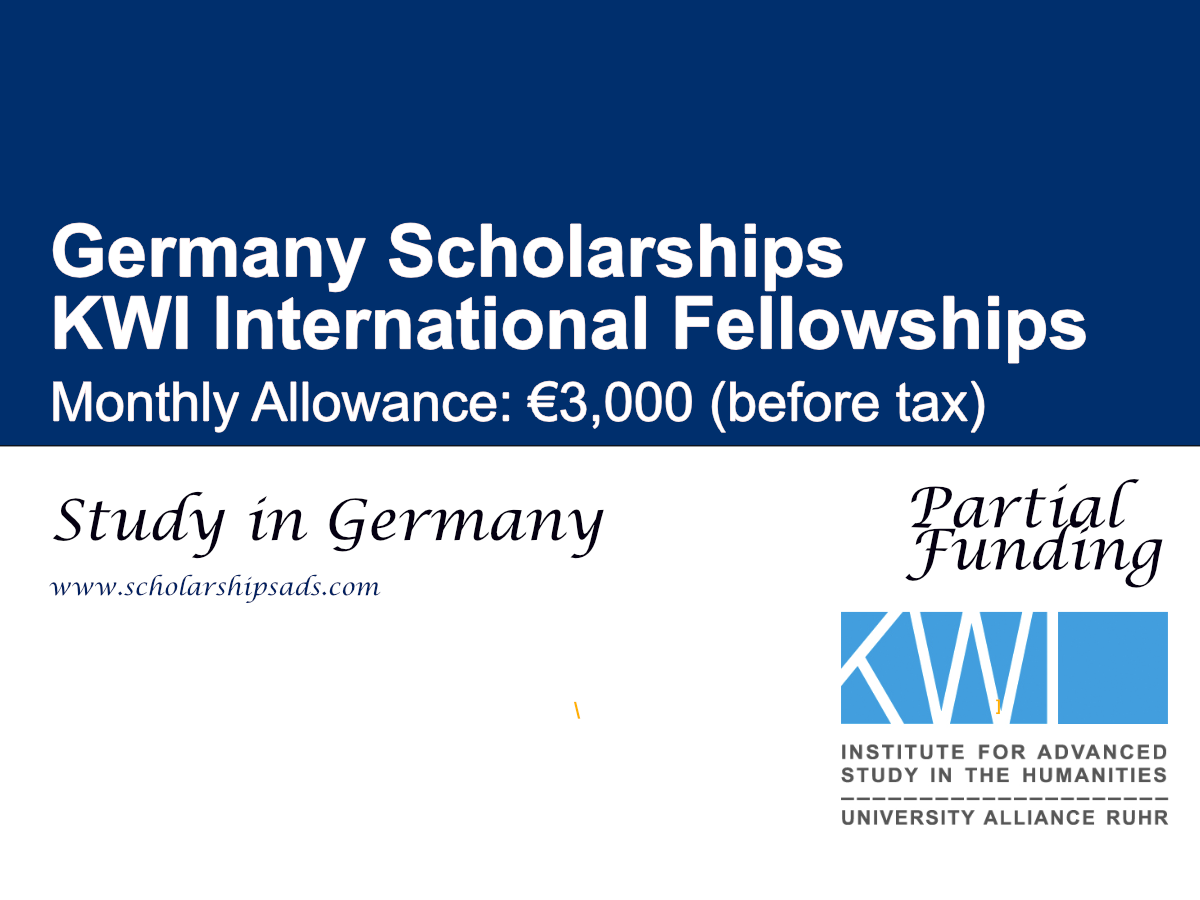 Germany KWI International Fellowships 2027