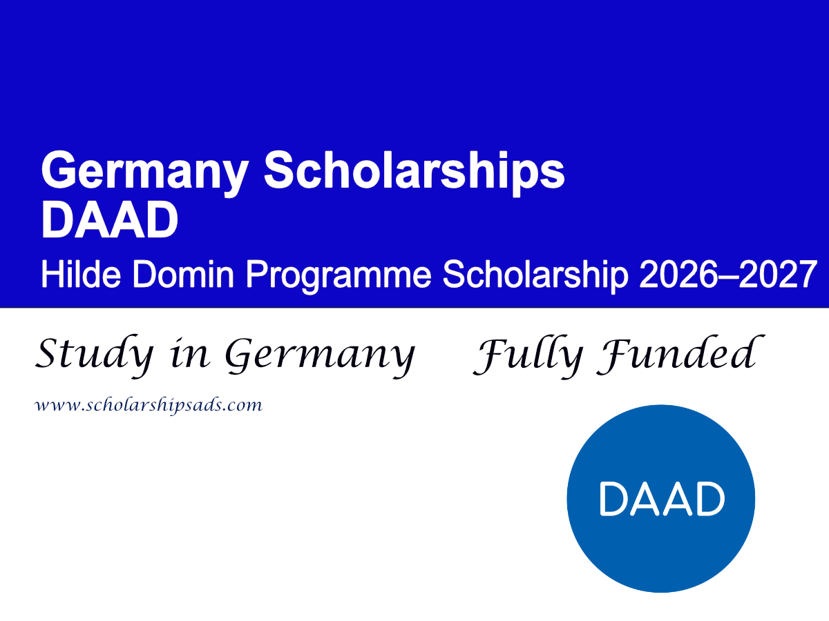 Hilde Domin Programme Scholarship 2026 , Germany (Fully Funded)