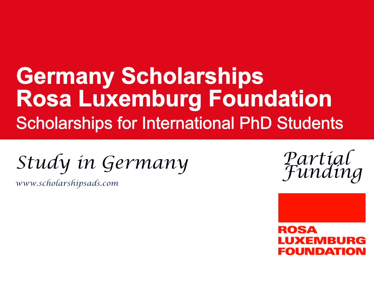 Rosa Luxemburg Foundation Scholarships 2026, Germany